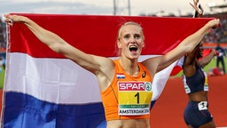 Die niederländische Siebenkämpferin Anouk Vetter © imago/Beautiful Sports