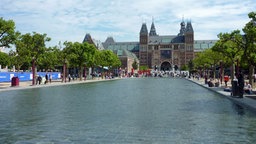 Der Amsterdamer Museumsplatz während der EM © sportschau.de / Bettina Lenner Foto: Bettina Lenner