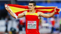 Der spanische Sprinter Bruno Hortelano © imago/Bildbryan