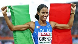 Die italienische 400-Meter-Läuferin Libania Grenot © dpa - Bildfunk Foto: Vincent Jannink
