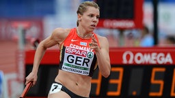 Die deutsche 400-Meter-Läuferin Lara Hoffmann