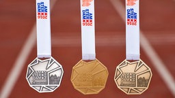 Die Medaillen der Leichtathletik-Europameisterschaften in Amsterdam 2016  