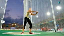 Betty Heidler bei der Leichtathletik-EM 2010 in Barcelona ©  picture-alliance / Sven Simon Foto: Anke Fleig/SVEN SIMON