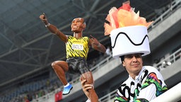 Fan des jamaikanischen Sprinters Usain Bolt © imago/Chai v.d. Laage 