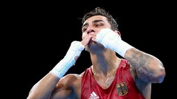 Der deutsche Boxer Artem Harutyunyan © dpa - Bildfunk Foto: Michael Kappeler