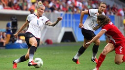 Deutschlands Anja Mittag (l.) © imago/Bildbryan 