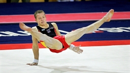 Der deutsche Turner Fabian Hambüchen bei der WM 2006 © picture-alliance / dpa Foto: epa Scanpix Henning Bagger