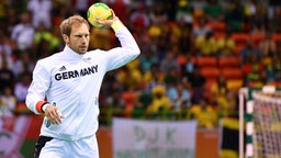 Deutschlands Handballer Steffen Weinhold © picture alliance / dpa Foto: Lukas Schulze