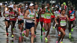 Marathon-Läufer in Rio © imago/Agencia EFE 