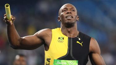 Usain Bolt im 4x100m Staffel-Finale der Männer © dpa-Bildfunk Foto: Michael Kappeler