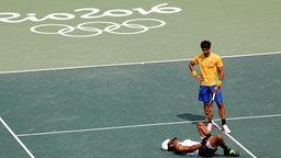 Tennisprofi Dustin Brown scheidet verletzt aus. © Thomas Luerweg Foto: Thomas Luerweg