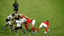 Olympiafinale im Rugby Rio 2016 - Fidschi - England © Thomas Luerweg Foto: Thomas Luerweg