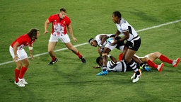 Olympiafinale im Rugby Rio 2016 - Fidschi - England © Thomas Luerweg Foto: Thomas Luerweg