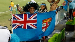 Olympiafinale im Rugby Rio 2016 - Fidschi - England © Thomas Luerweg Foto: Thomas Luerweg