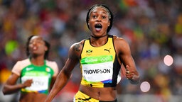 Die jamaikanische Sprinterin Elaine Thompson © dpa - Bildfunk Foto: Franck Robichon