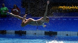 Die Kür des russischen Synchronschwimmteams © imago/Fotoarena