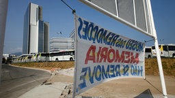 Die Siedlung Vila Autodromo in Rio de Janeiro neben dem olympischen Medienzentrum © Thomas Luerweg Foto: Thomas Luerweg